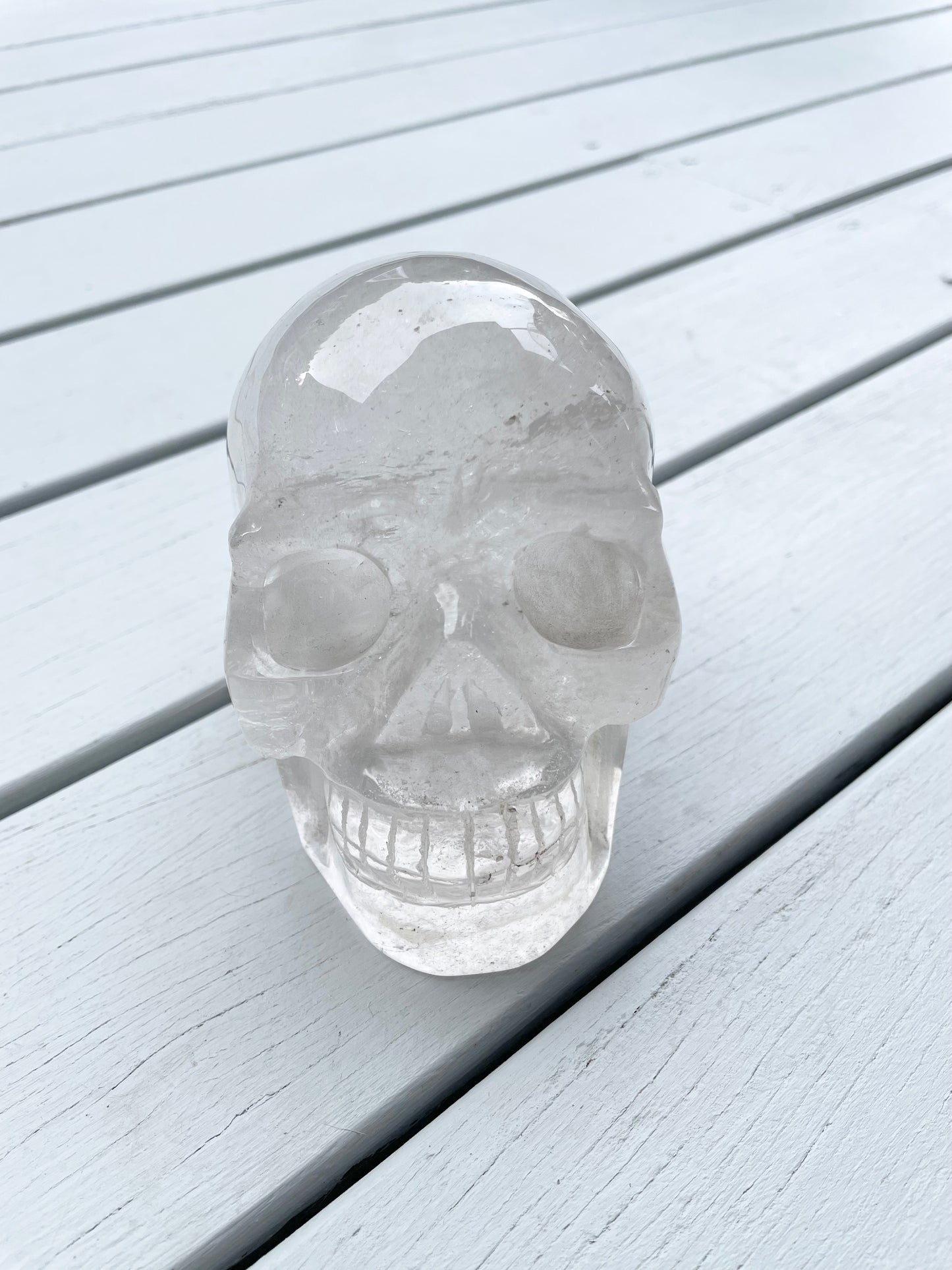 Clear Quartz Skull
