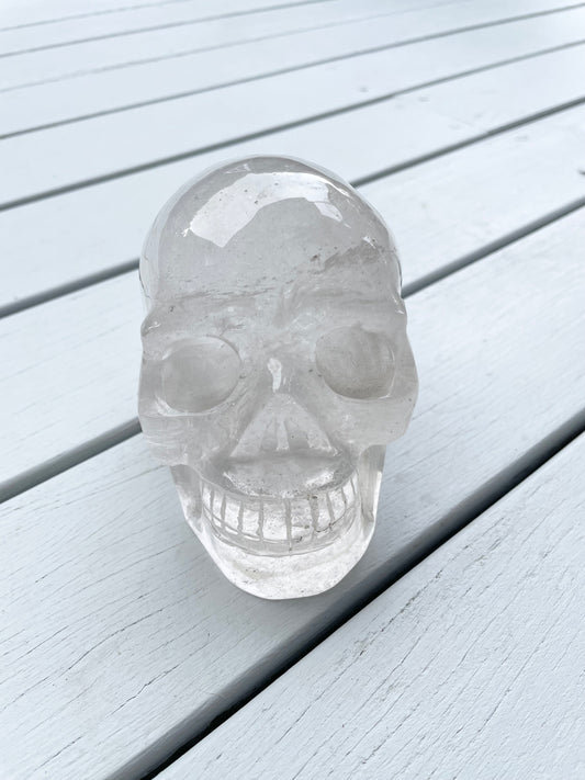 Clear Quartz Skull