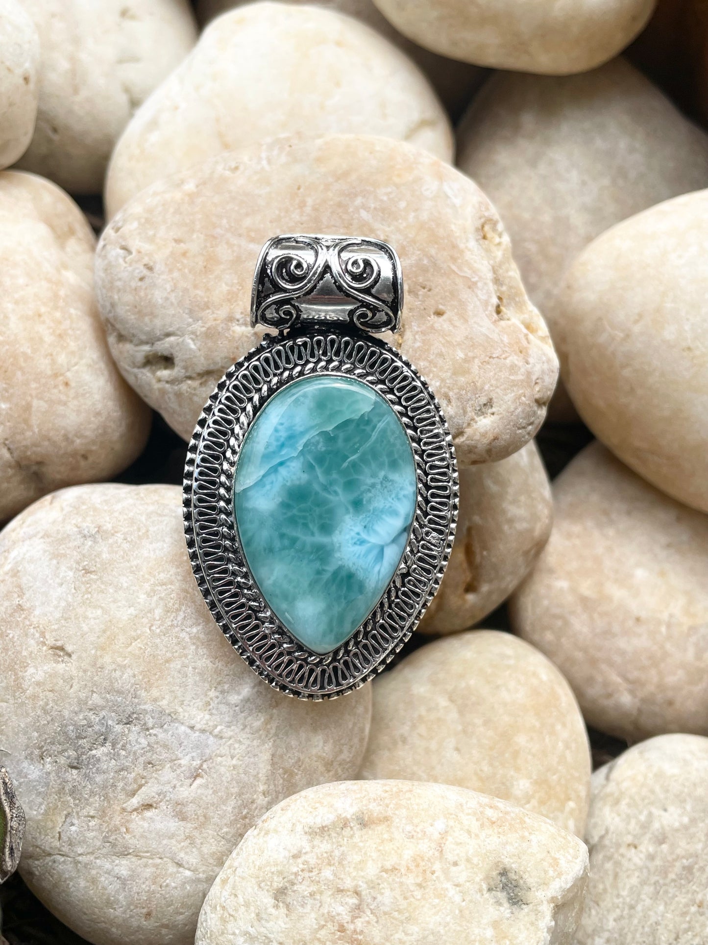 Larimar Pendant