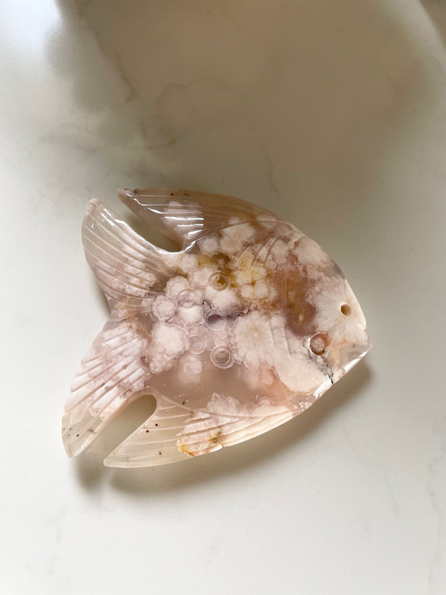 Flower Agate Angel Fish