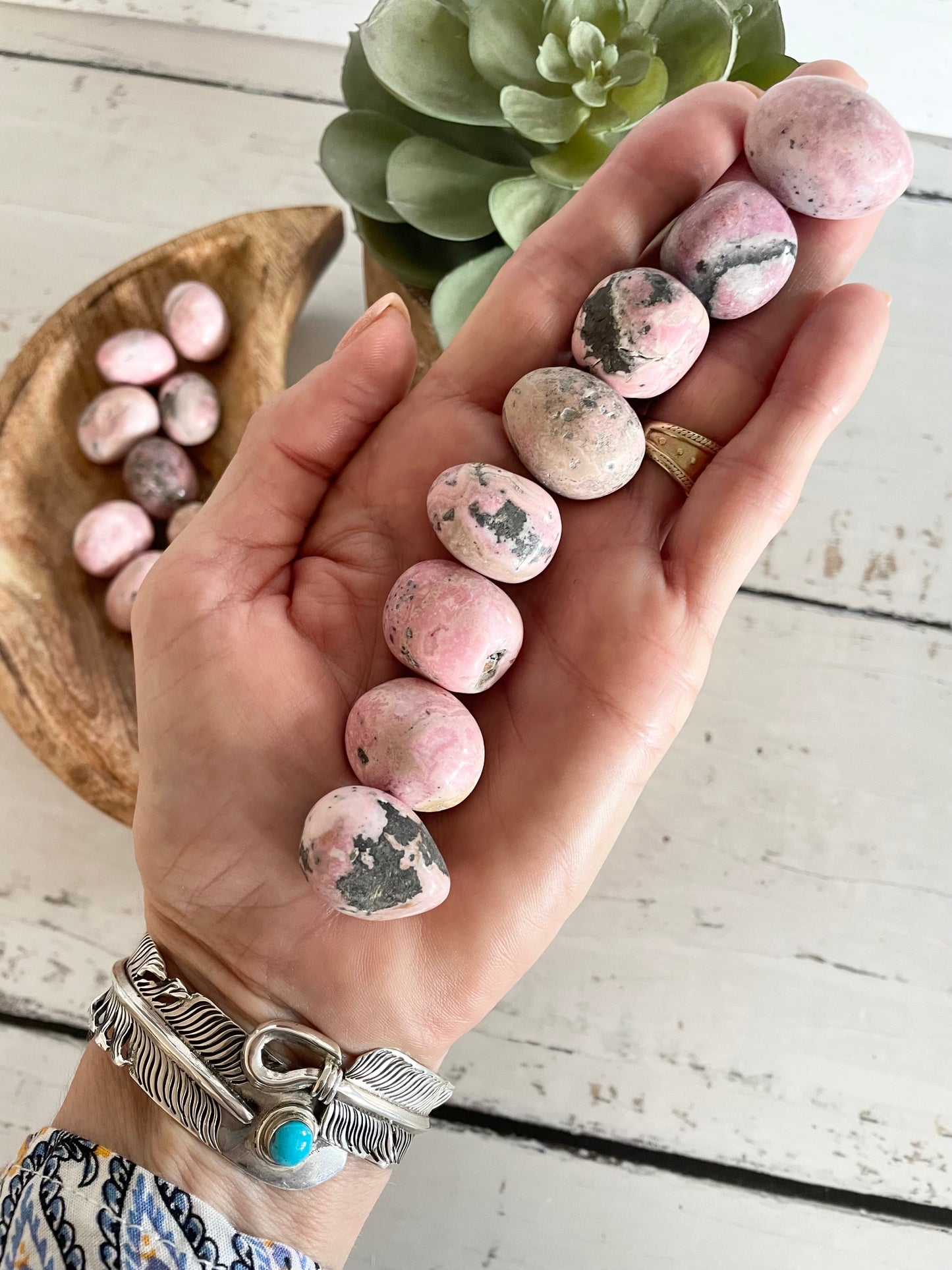 Rhodonite Tumble Stones