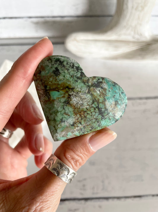 African Turquoise Heart