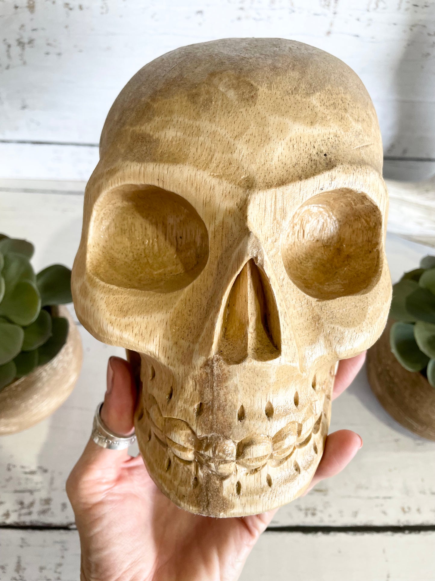 Mango Wood ~ Sacred Skull