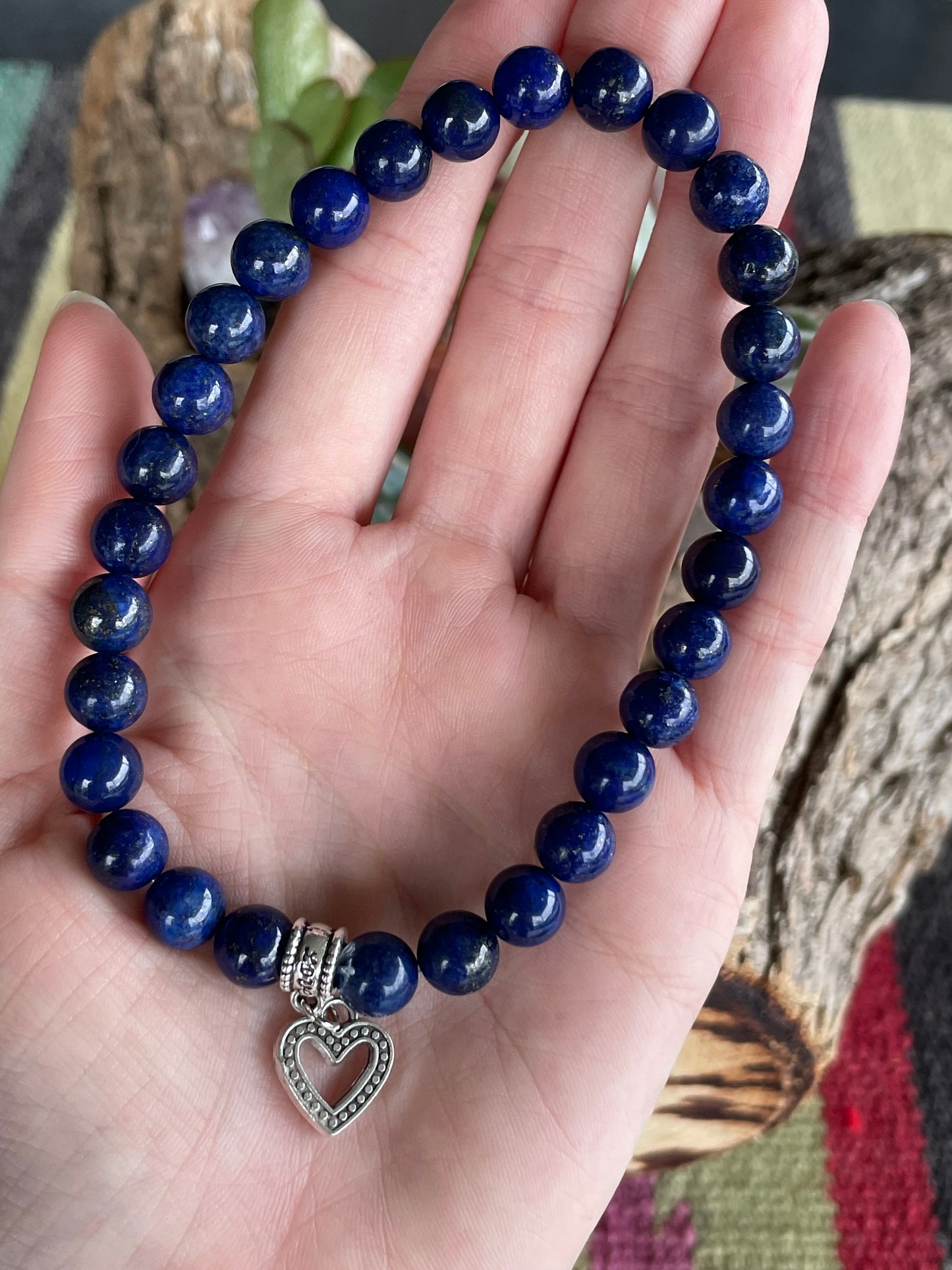 Lapis Lazuli Healing Anklet ~ Manifest