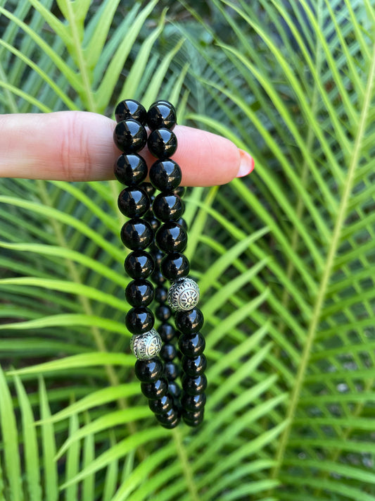 Black Tourmaline Healing Anklet