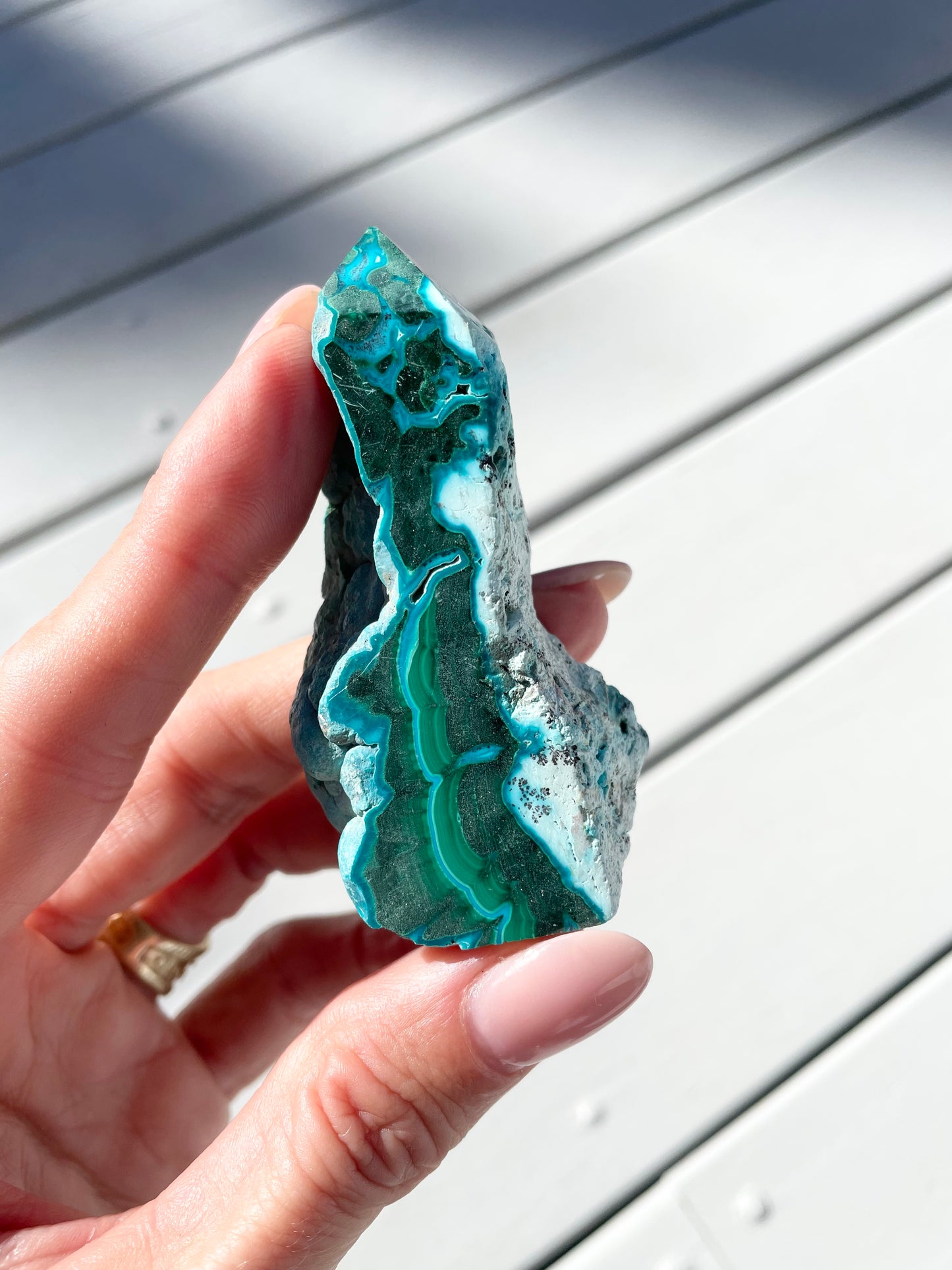 Chrysocolla Malachite Freeform