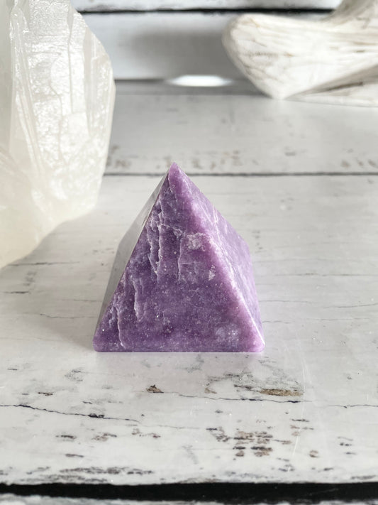 Lepidolite Pyramid