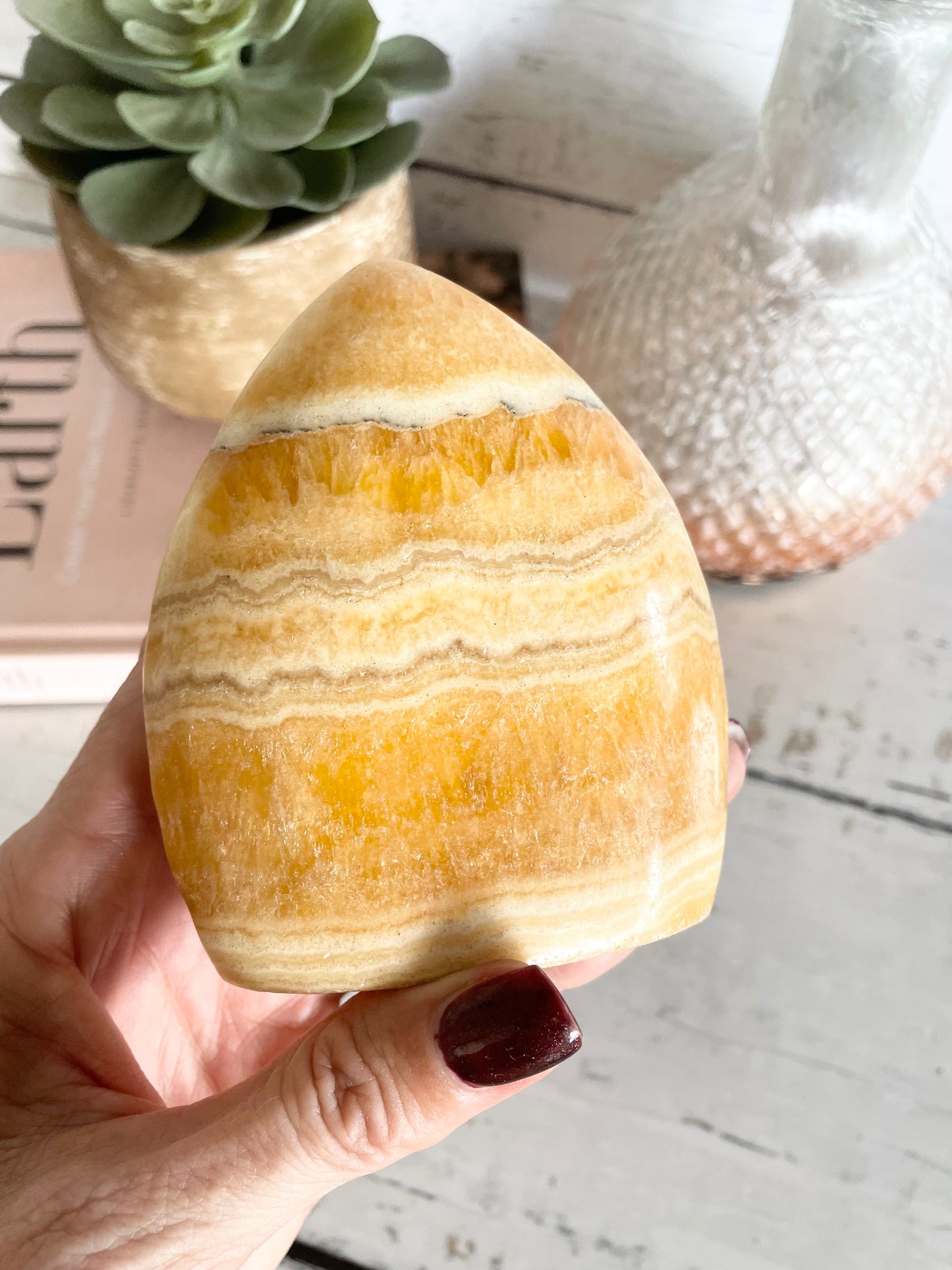 Orange Calcite Dome