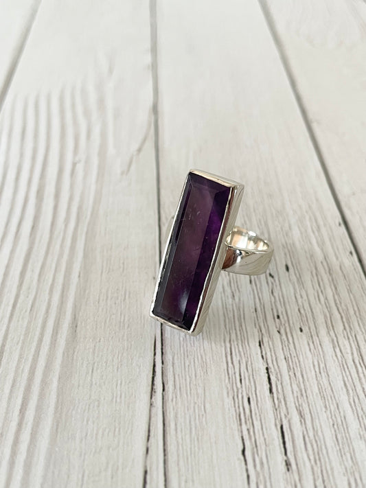 S&M Amethyst Ring ~ Size 7