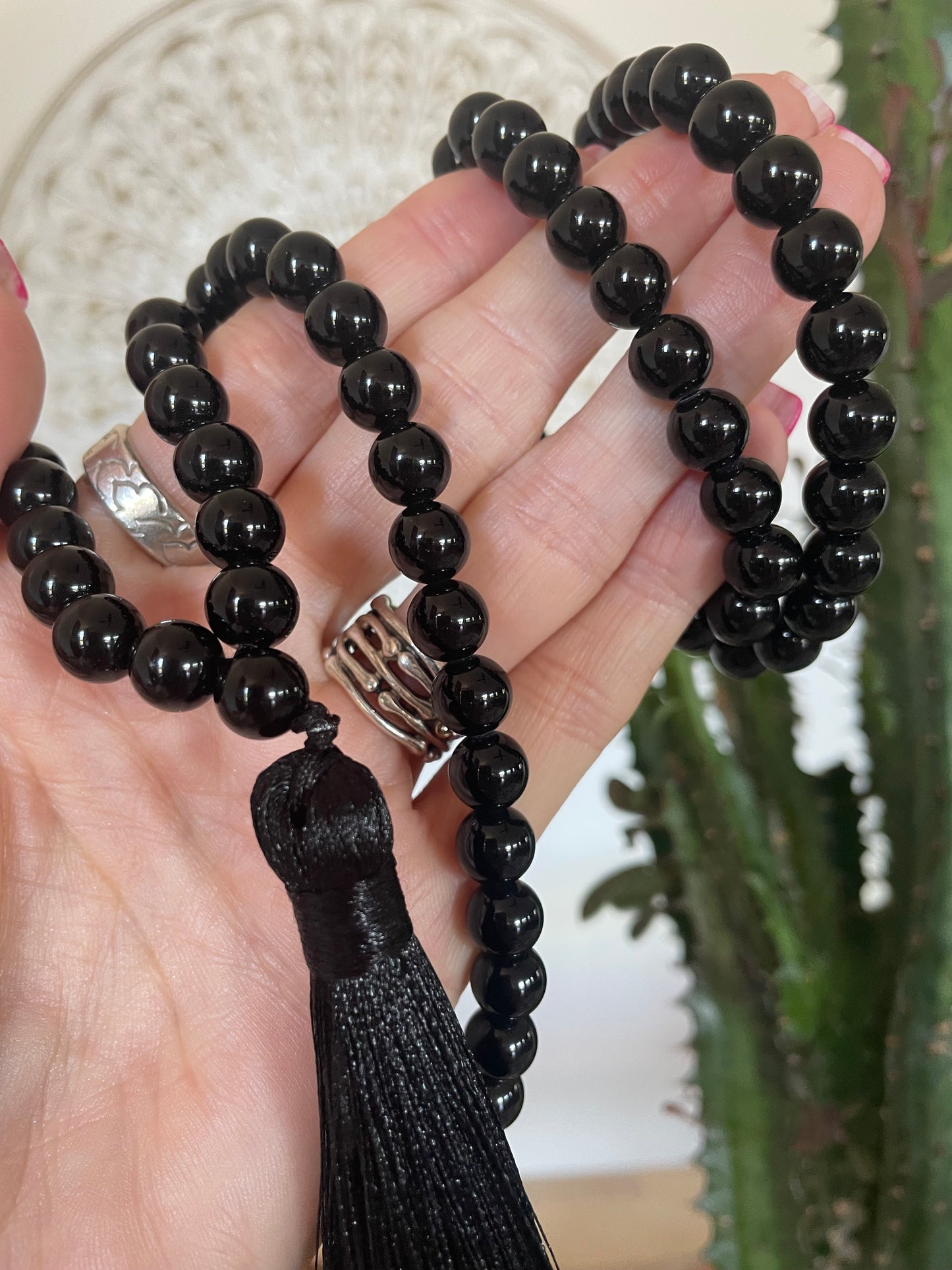 Black Onyx ~ Mala/Prayer Beads