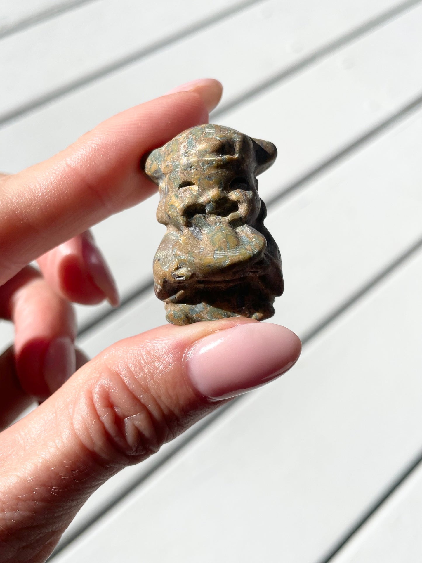 God of Wealth ~ Calligraphy Jasper