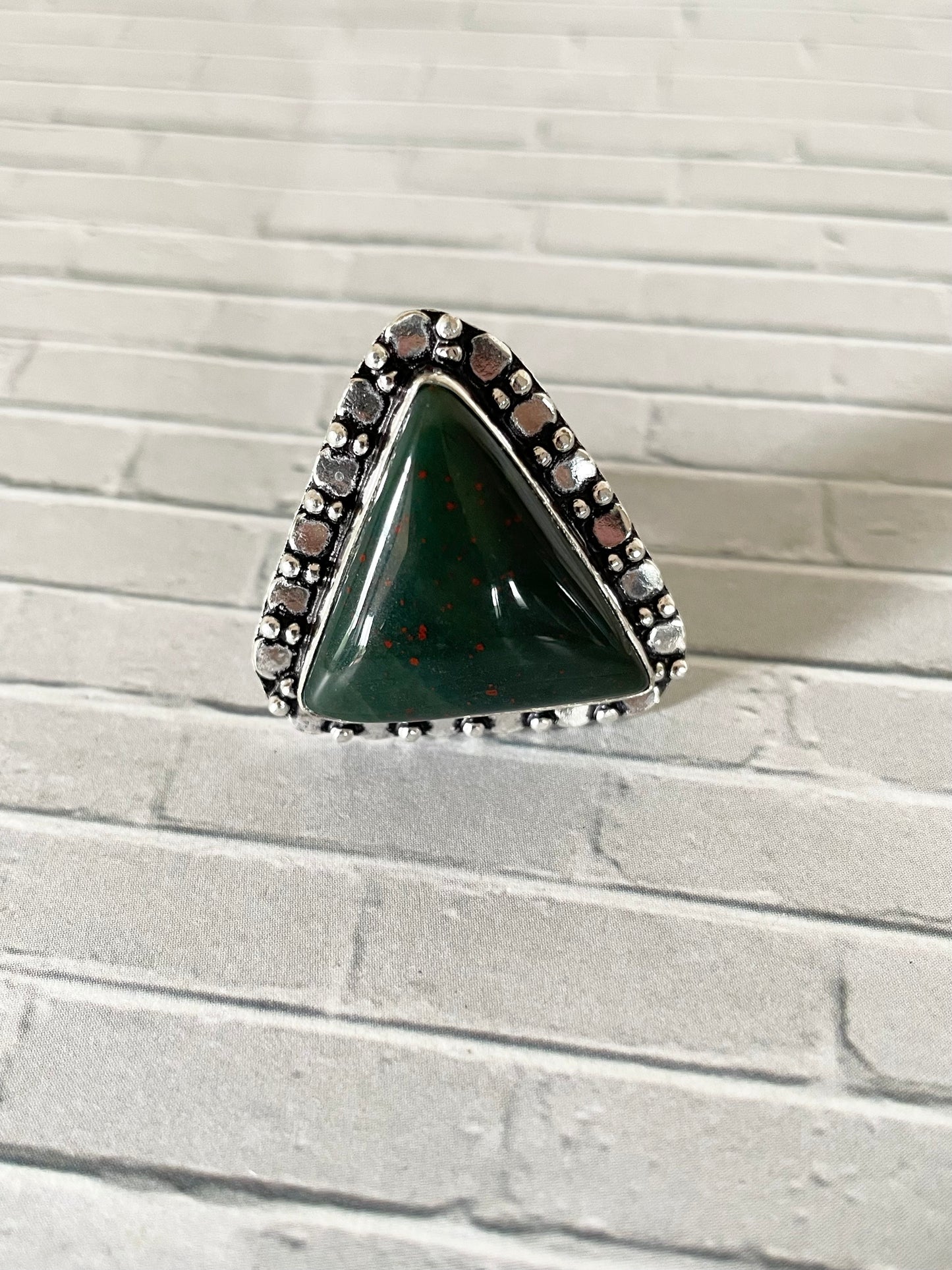 Bloodstone Ring  ~ size 9