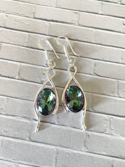 Mystic Topaz Dangles