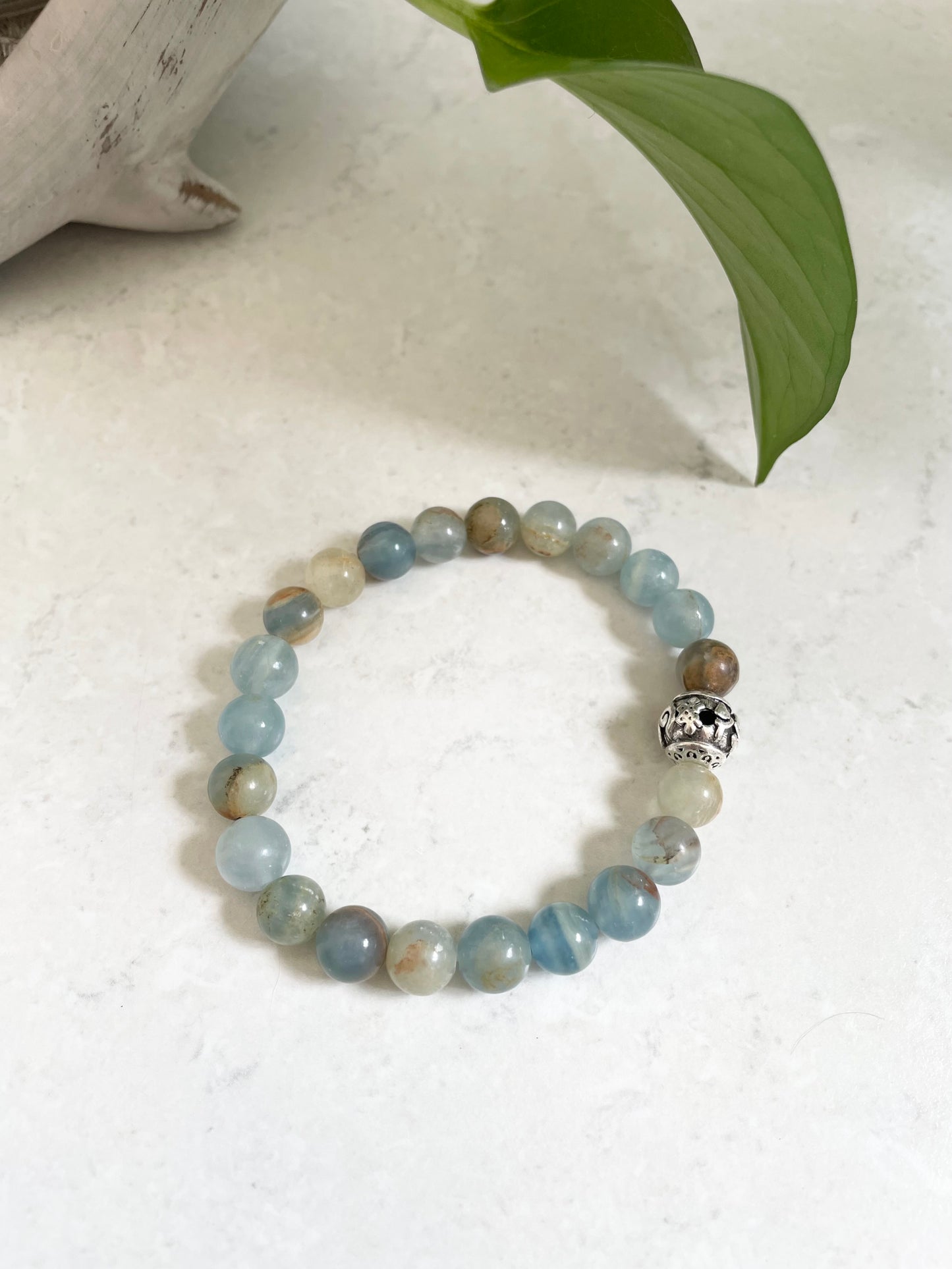 Ocean Blue Calcite Healing Bracelet