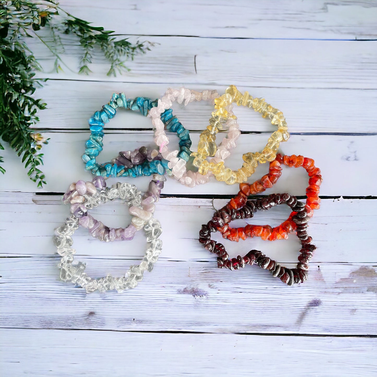 Chakra Healing set of 7 Bracelets ~ Rainbow