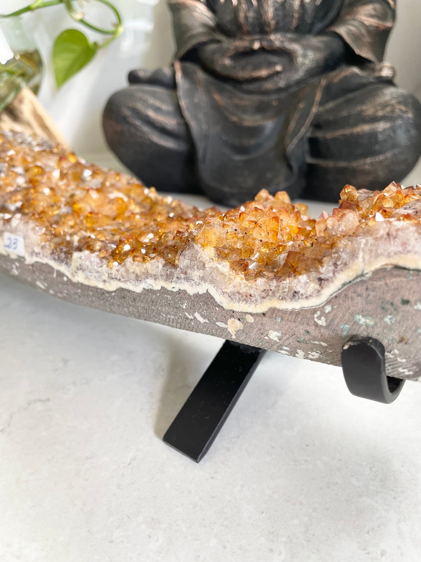 Citrine Cluster Table Topper ~ 2.6kgs