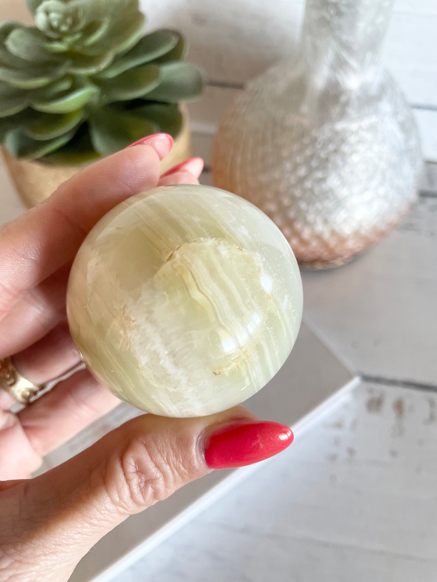 Afghanistan Jade Sphere includes holder