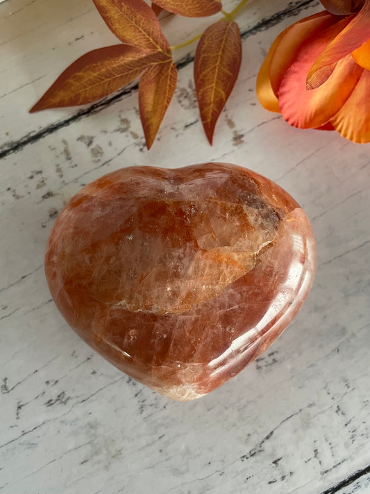 Fire Quartz Heart