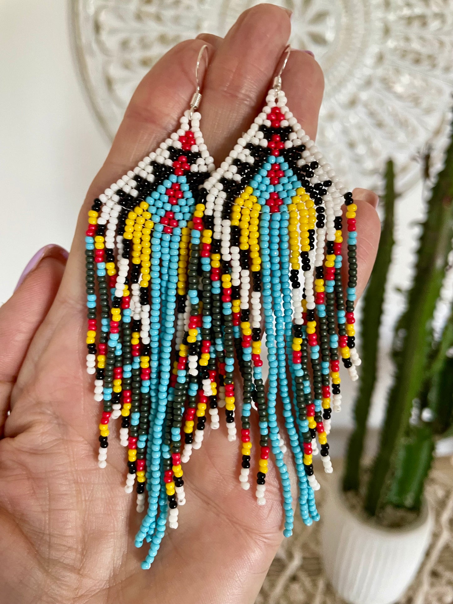Cherokee Spirit - Seed bead dangles 19