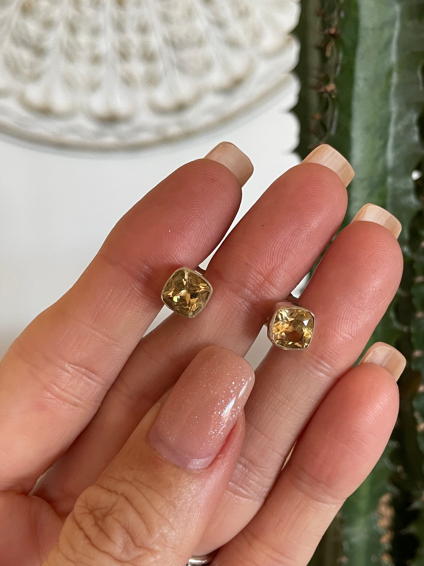 Citrine Studs
