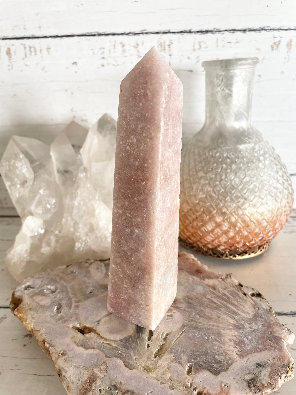 Pink Amethyst Obelisk
