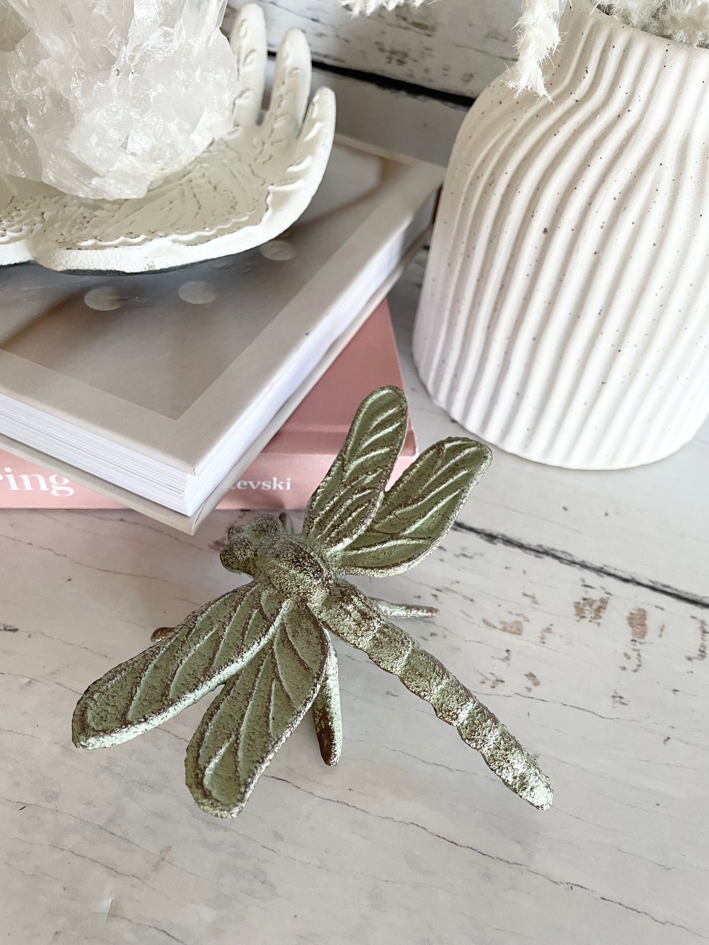 Sitting Dragonfly Antique