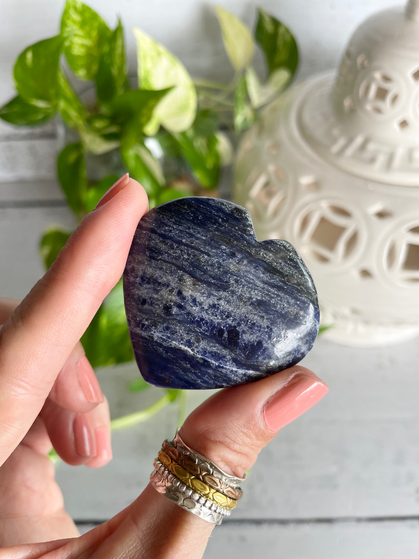 Sodalite Heart