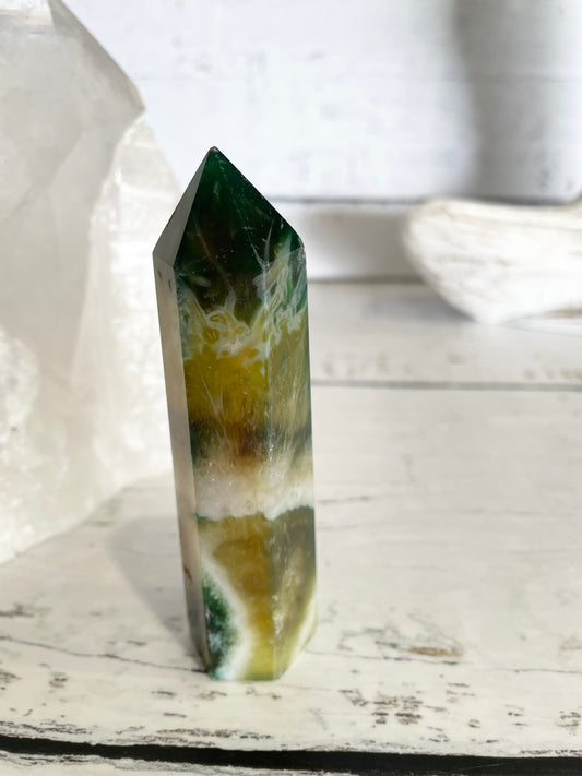 Green Flower Agate Generator