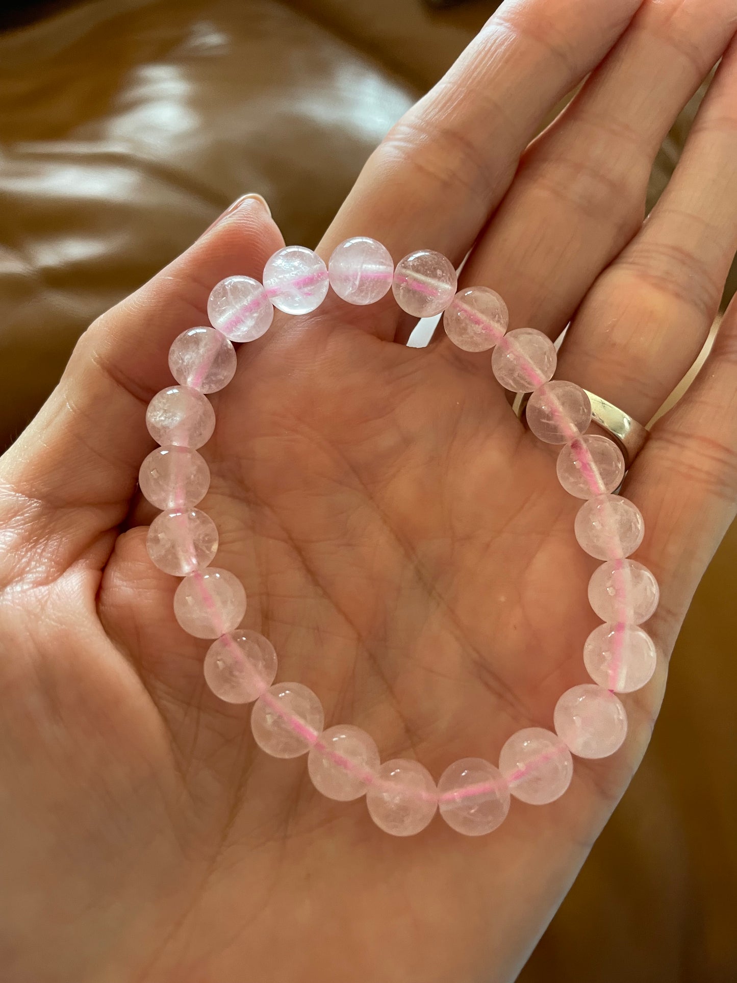 Rose Quartz UNIVERSAL LOVE Healing Bracelet ©️