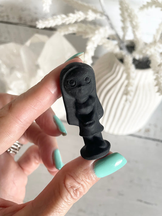 Black Obsidian Halloween Figure