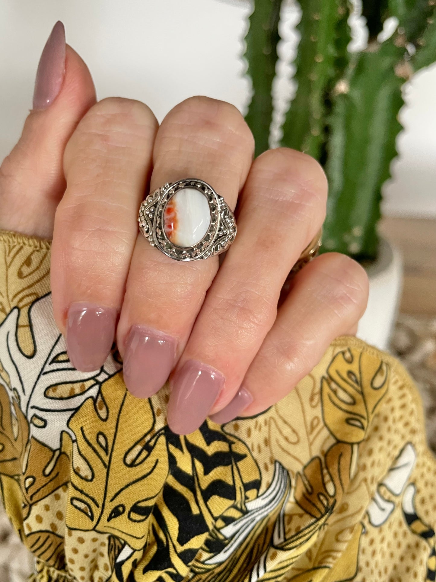 Spiny Oyster Ring ~ Size 7