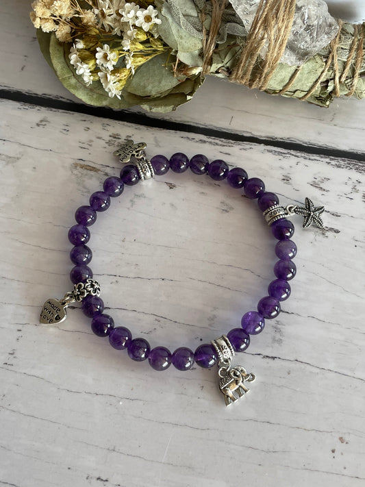 Amethyst Healing Anklet ~ Vision ©️