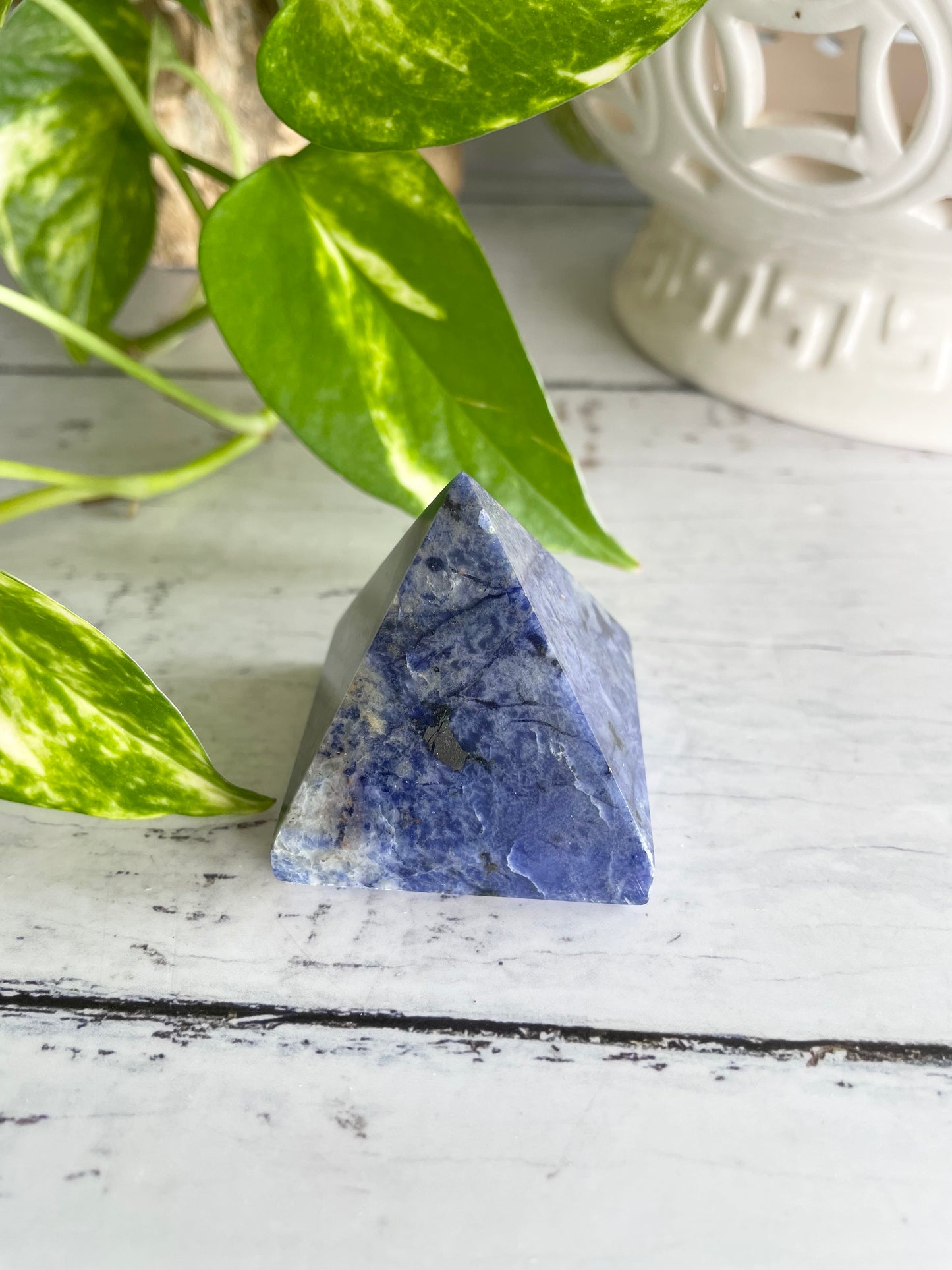 Sodalite Pyramid