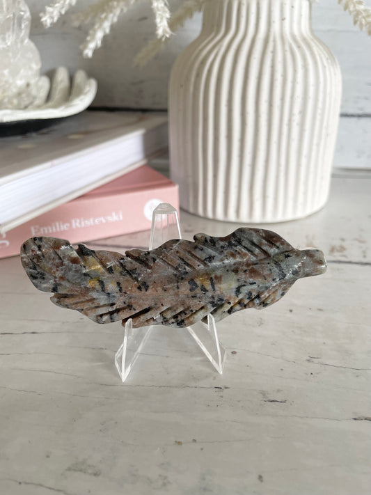 Mixed Moonstone feather