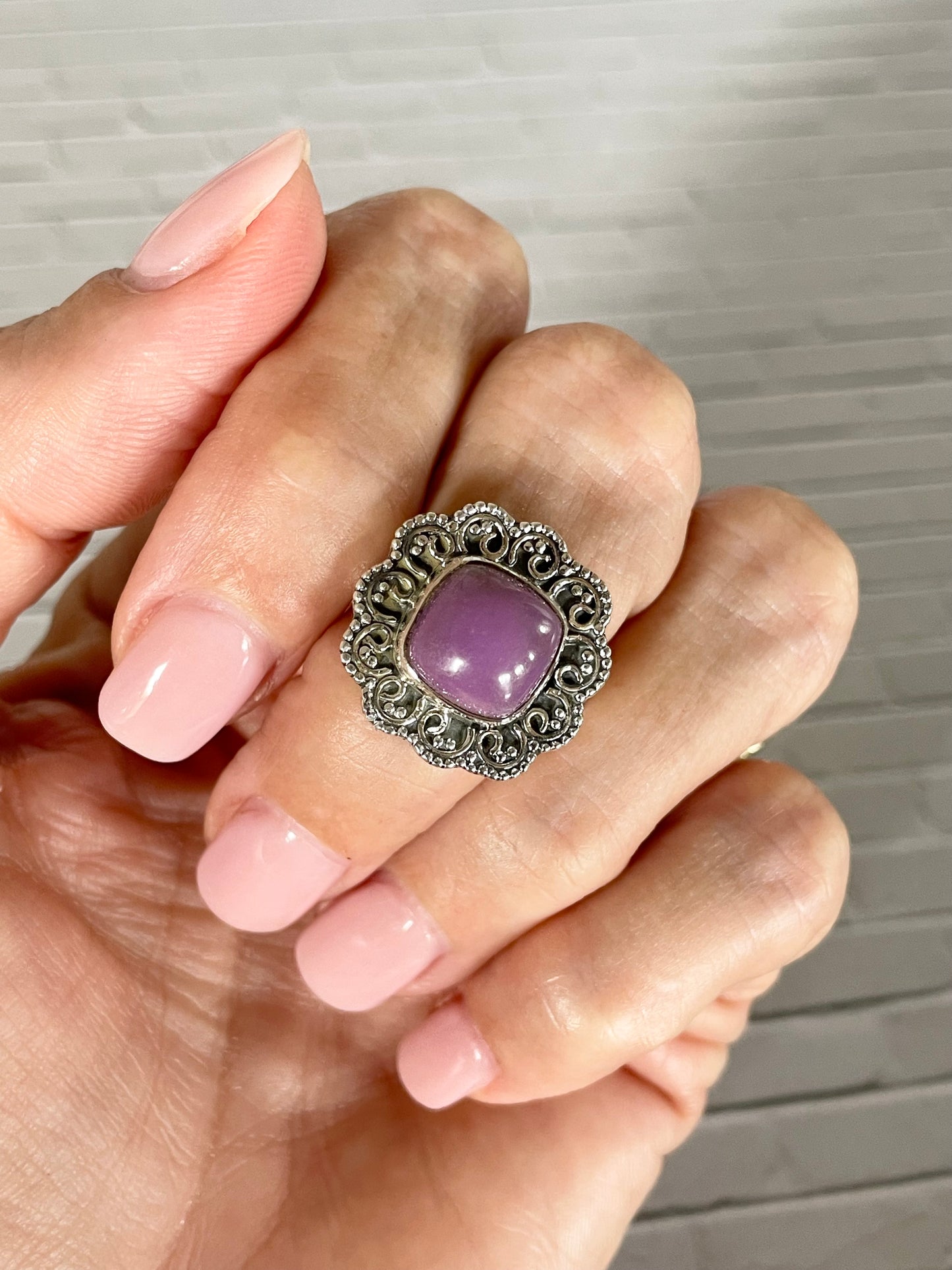 Hope Stone Ring ~ size 8