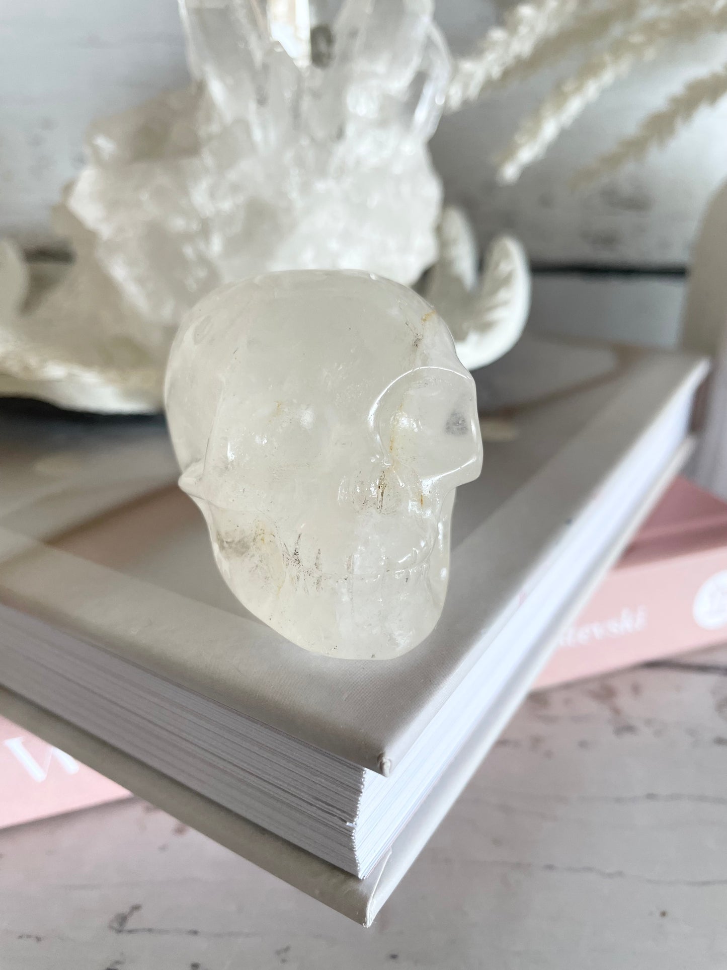 Clear Quartz Skull