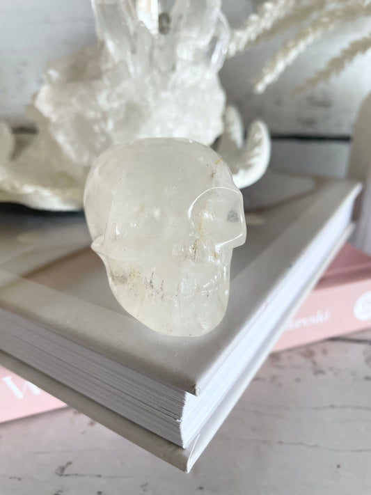 Clear Quartz Skull