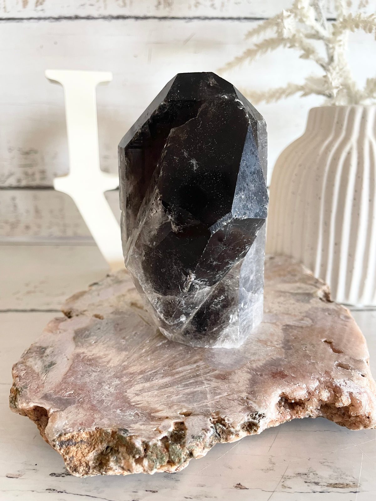 Smoky Quartz Cluster