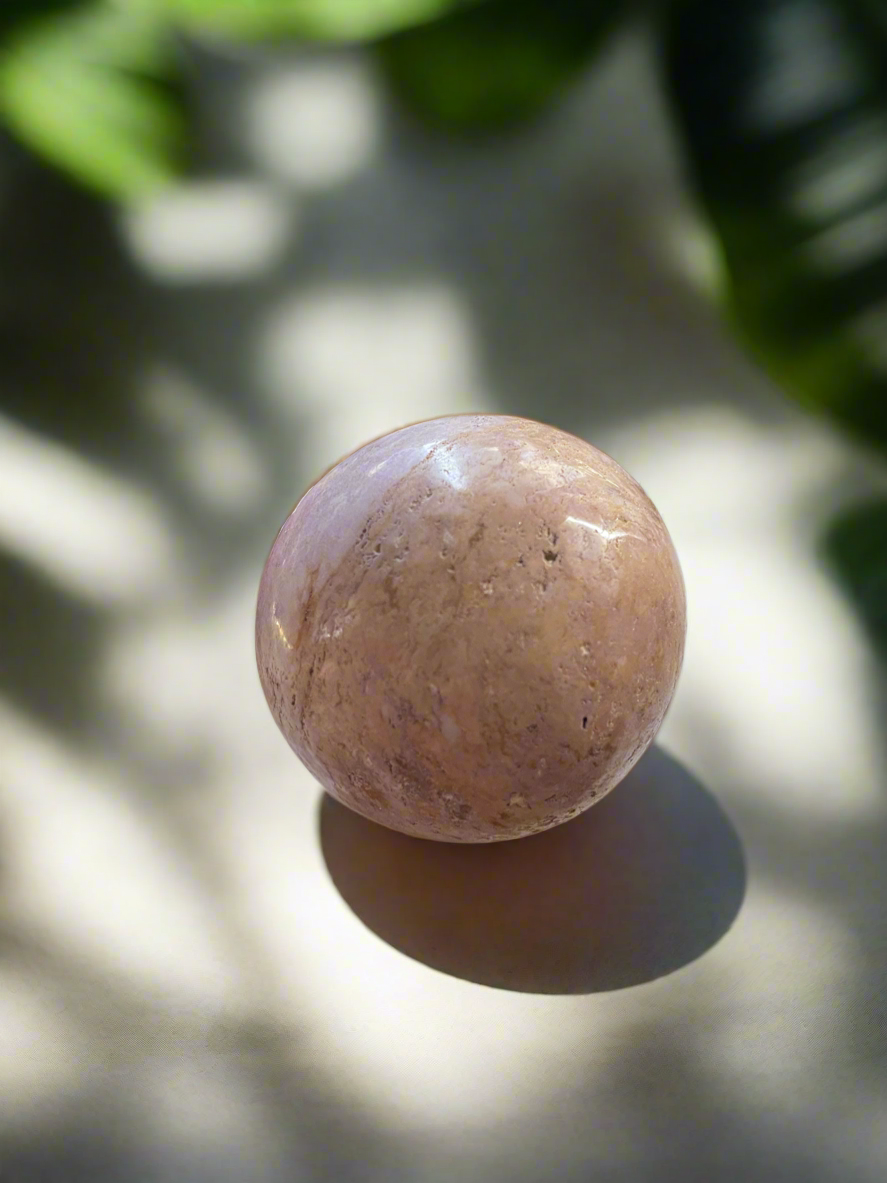 Phosphosiderite / Hope Stone Sphere Includes Holder
