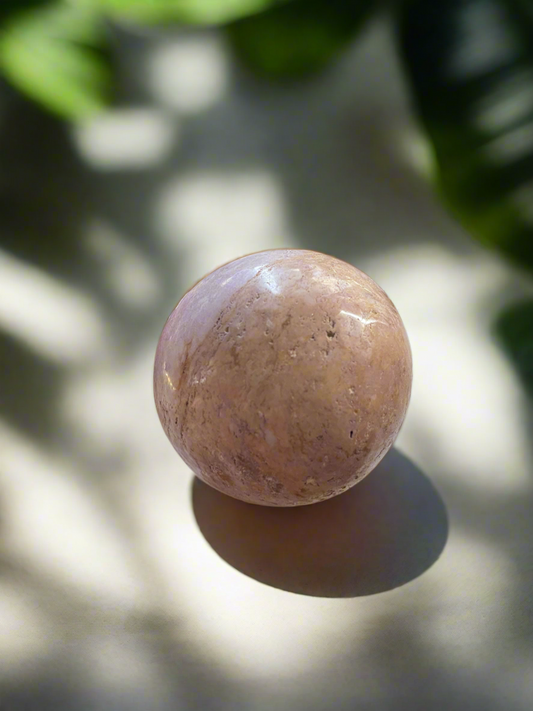 Phosphosiderite / Hope Stone Sphere Includes Holder