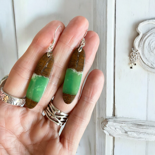 Sweetgrass Studio ~ Chrysoprase Dangles