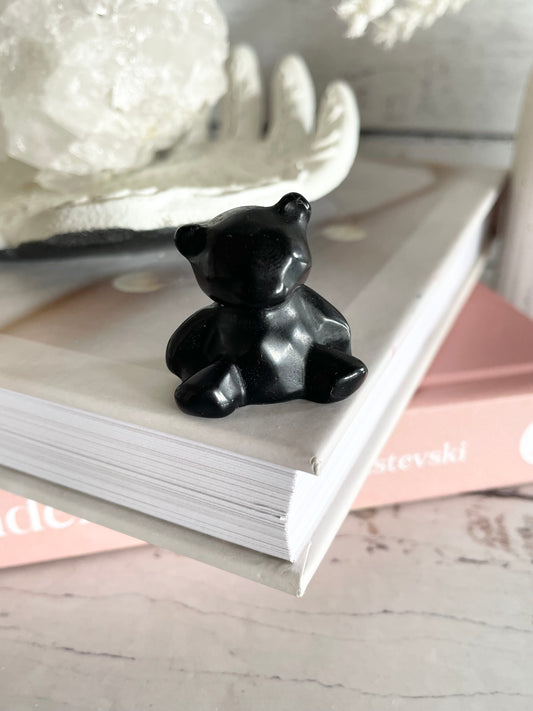 Teddy Bear ~ Black Obsidian