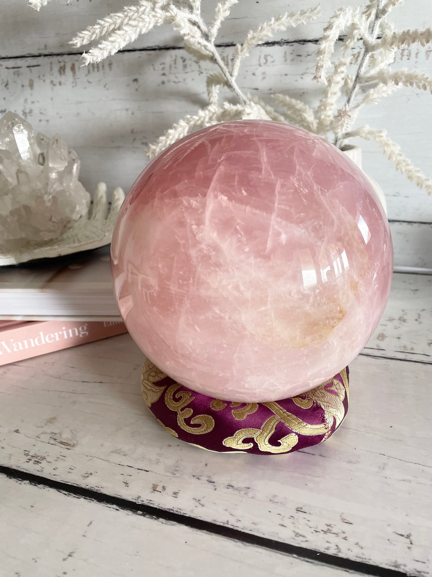 Rose Quartz Sphere ~ 5kgs