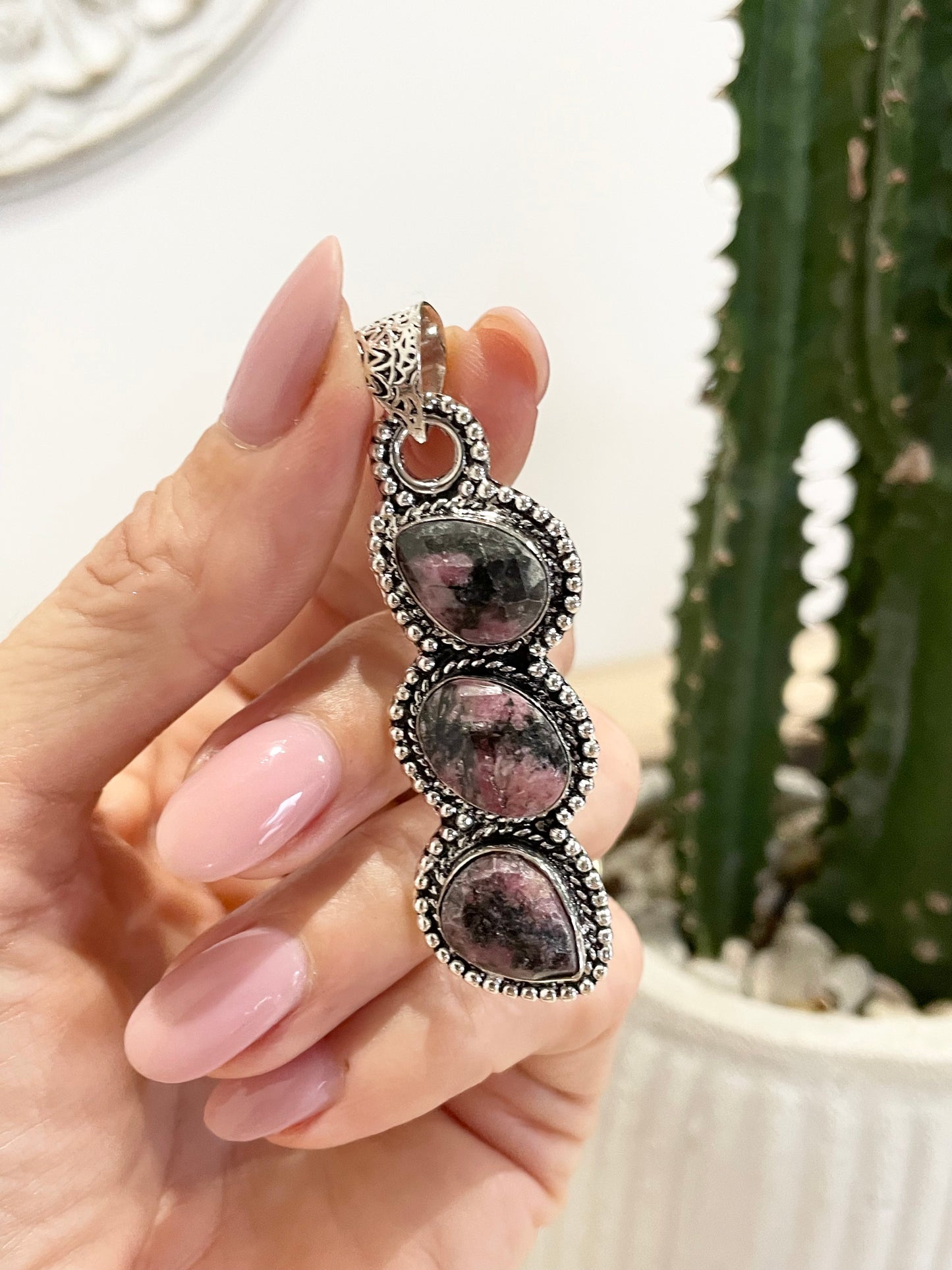 Rhodonite Pendant