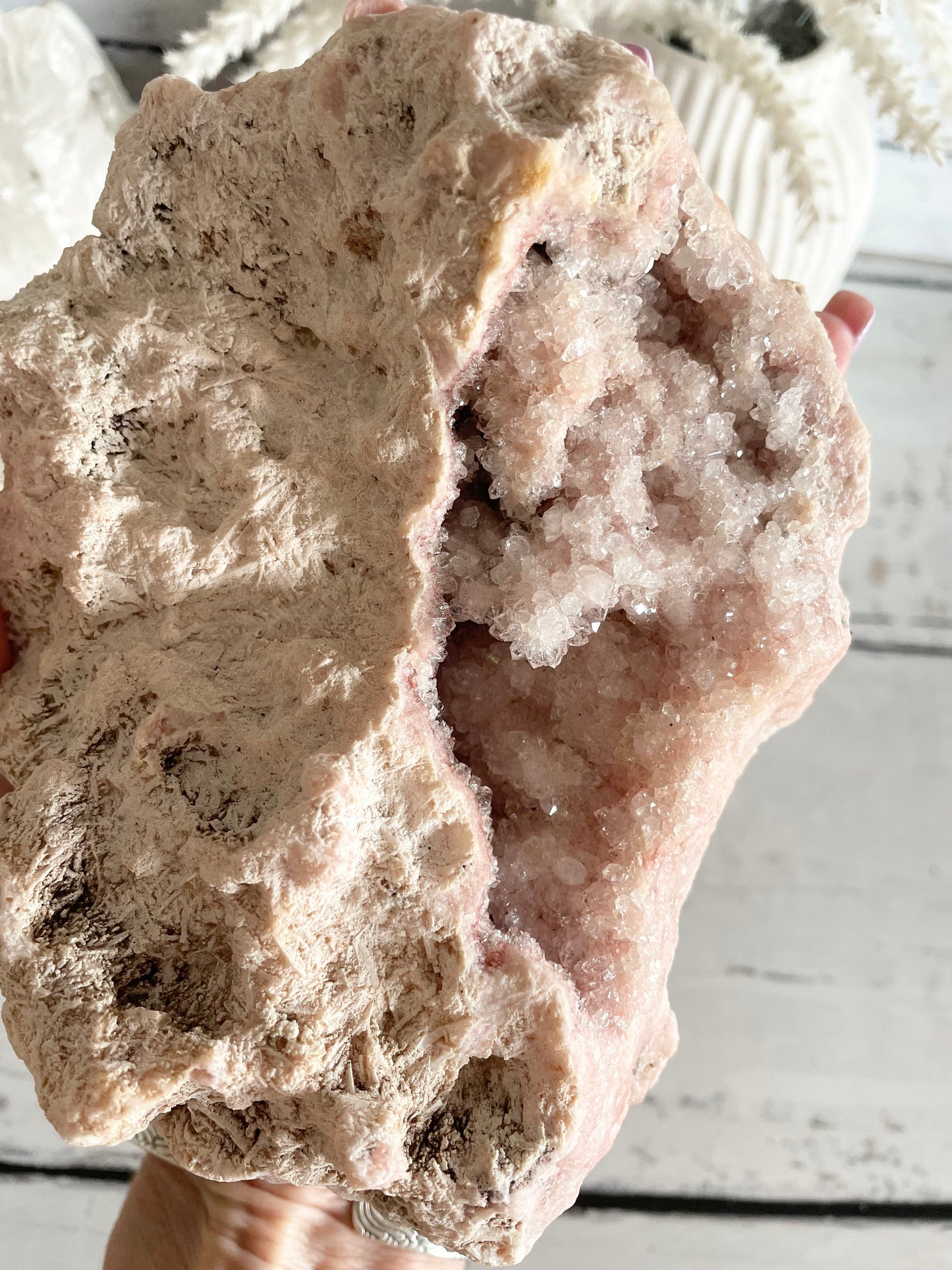 Pink Amethyst Cluster