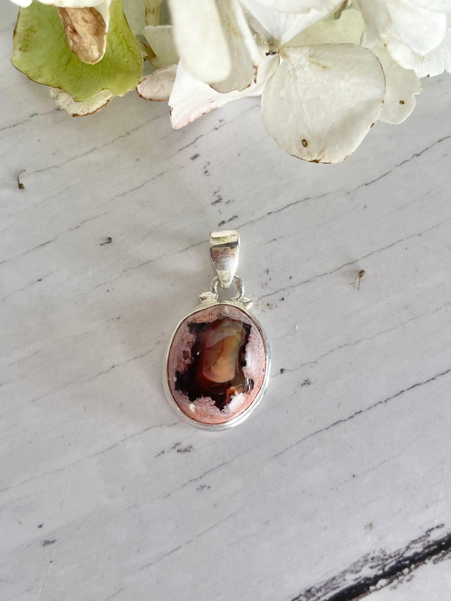 Mexican Fire Opal Pendant