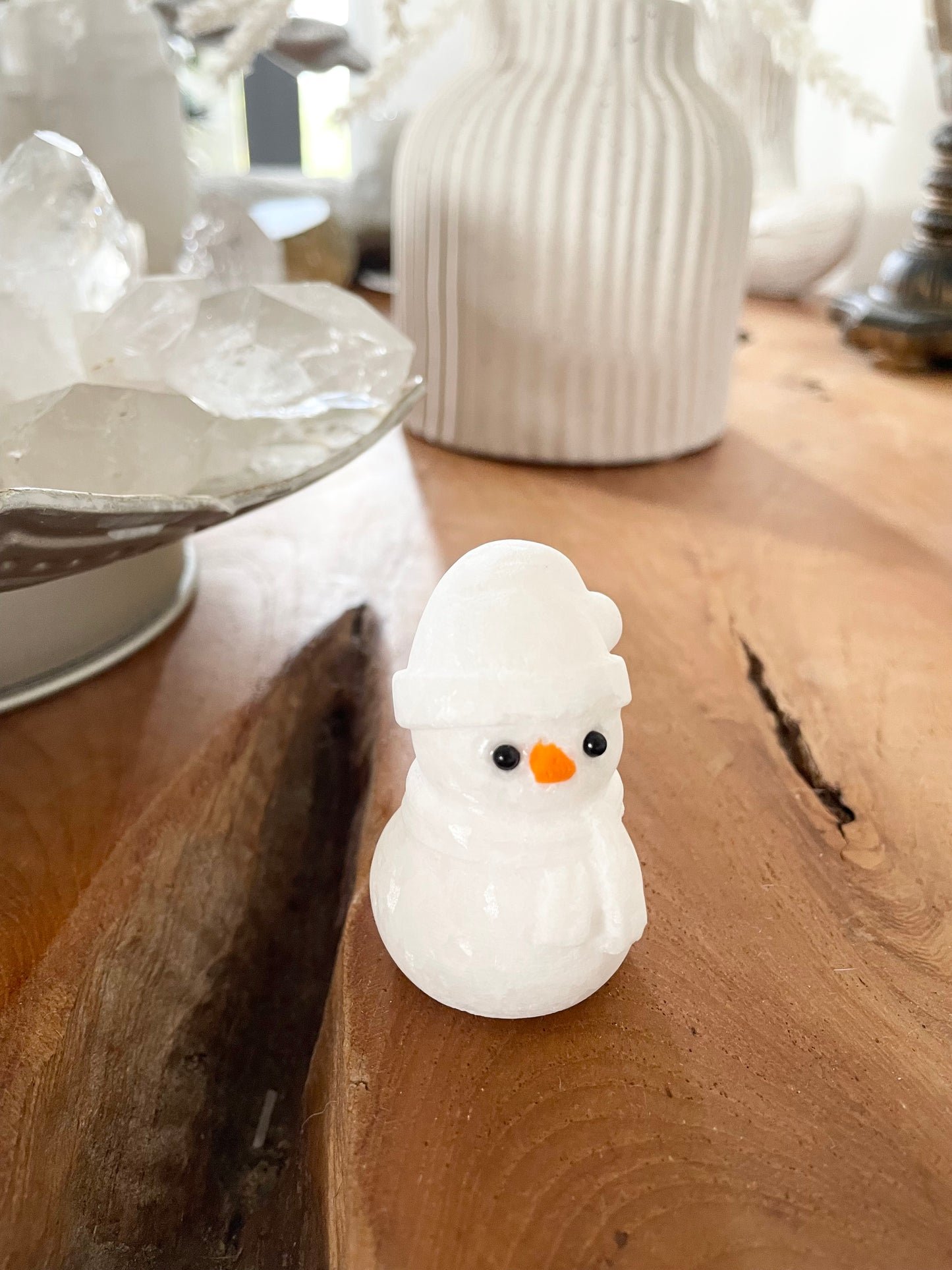 White Jade - Christmas Frosty Snowman