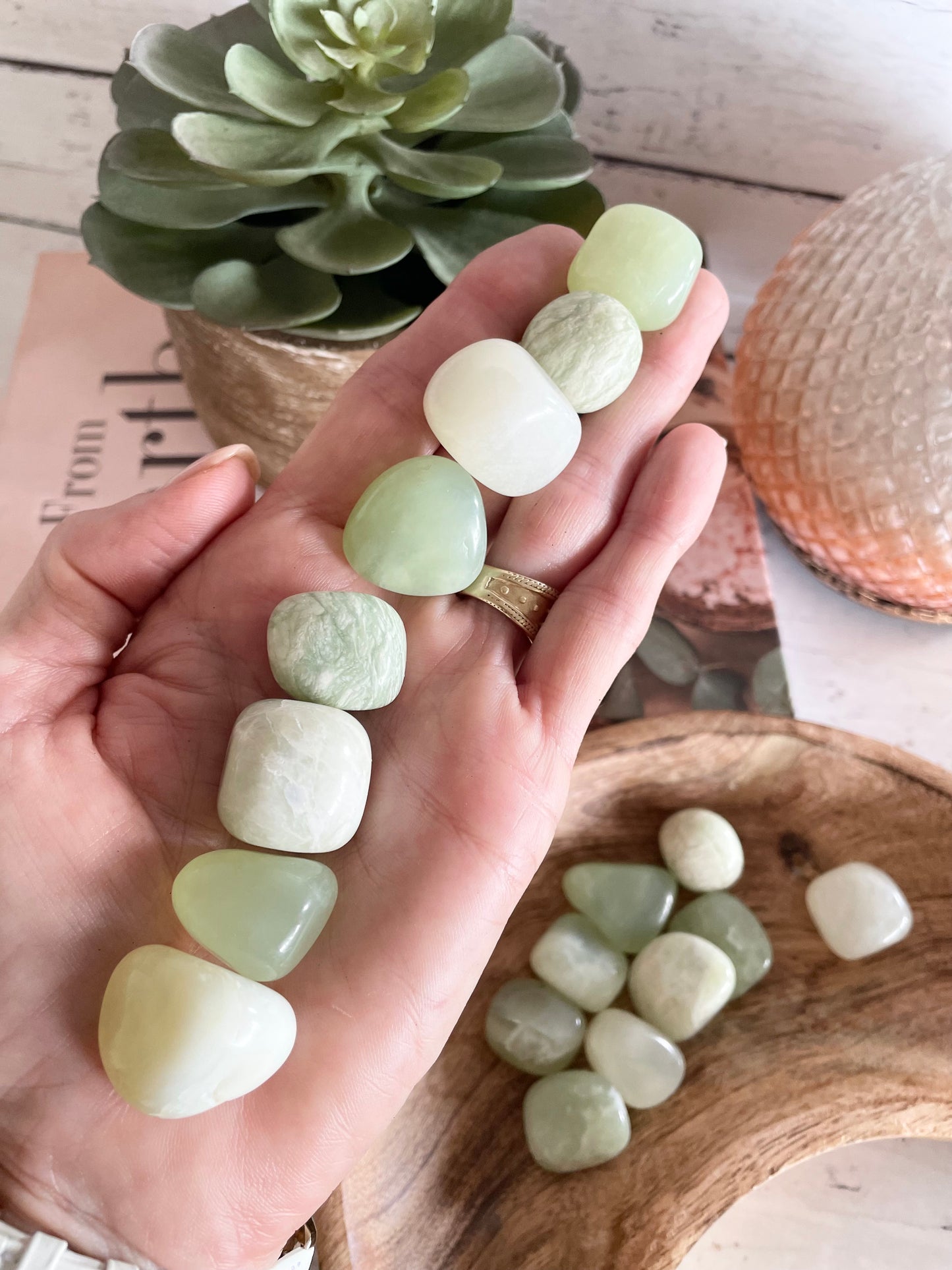 New Jade Tumble Stones