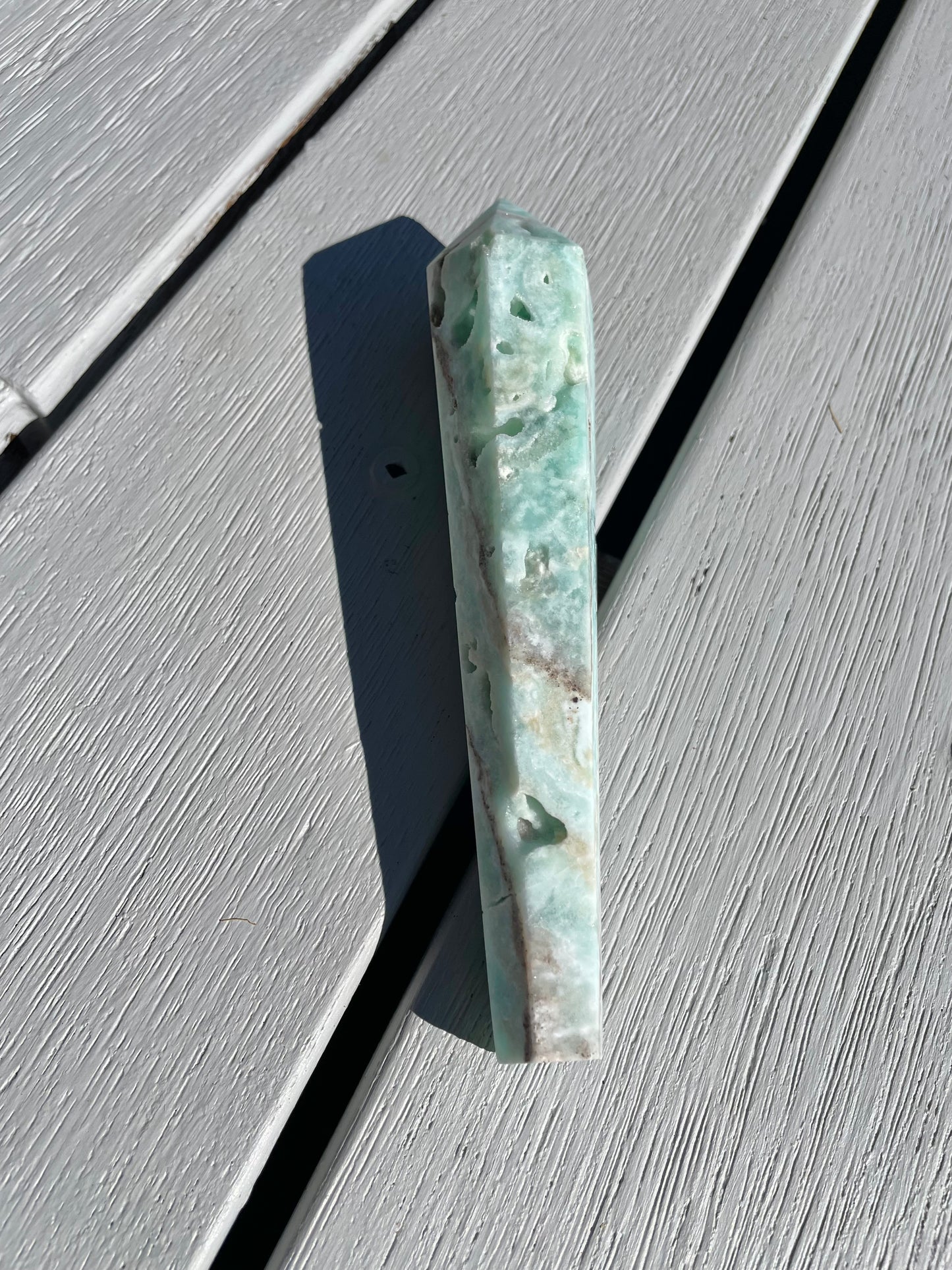 Hemimorphite Torch/Point