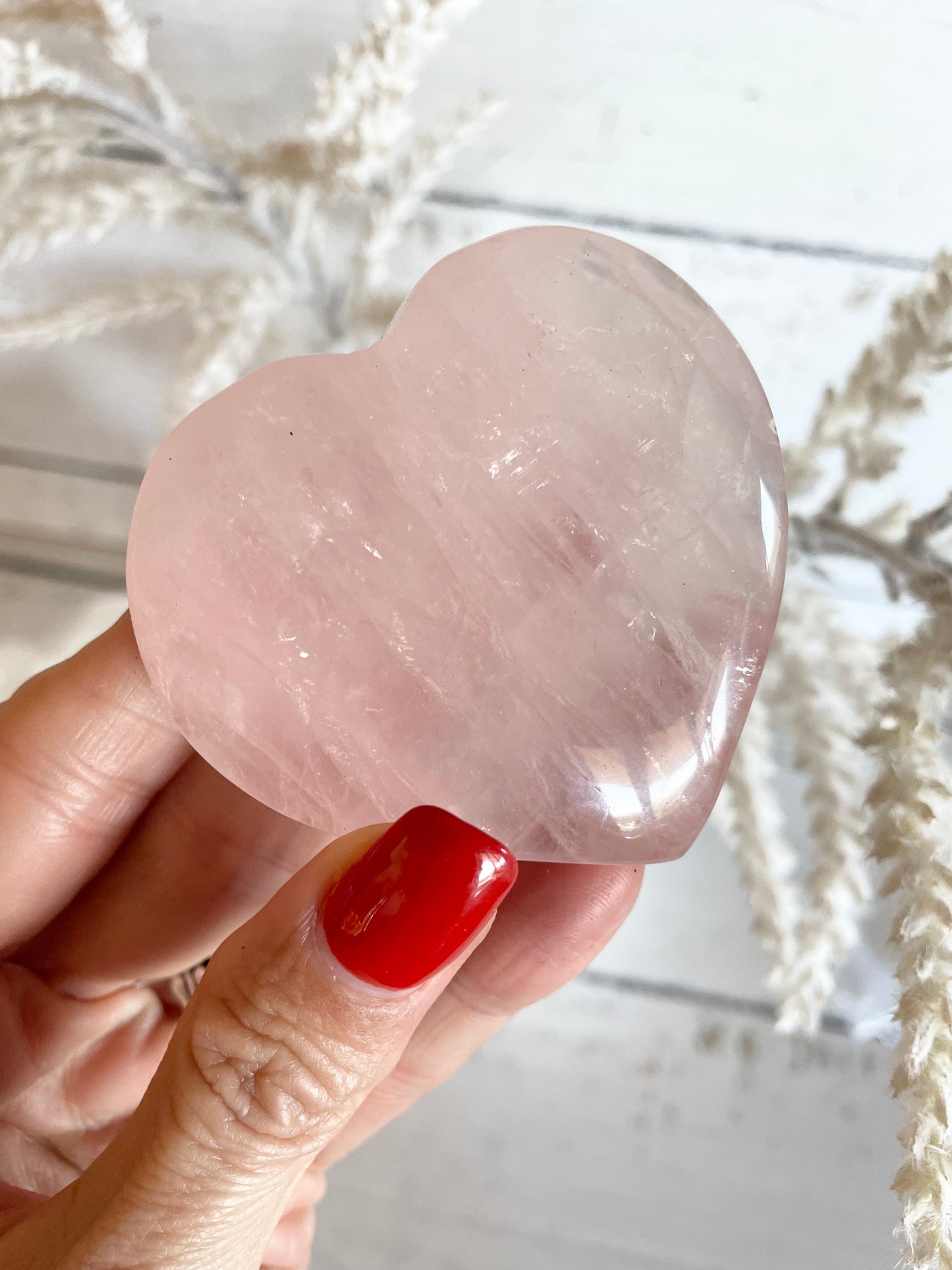 Rose Quartz Heart